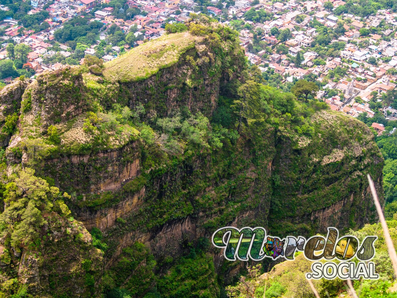 Gran meseta del cerro de la luz en Tepoztlan, Morelos